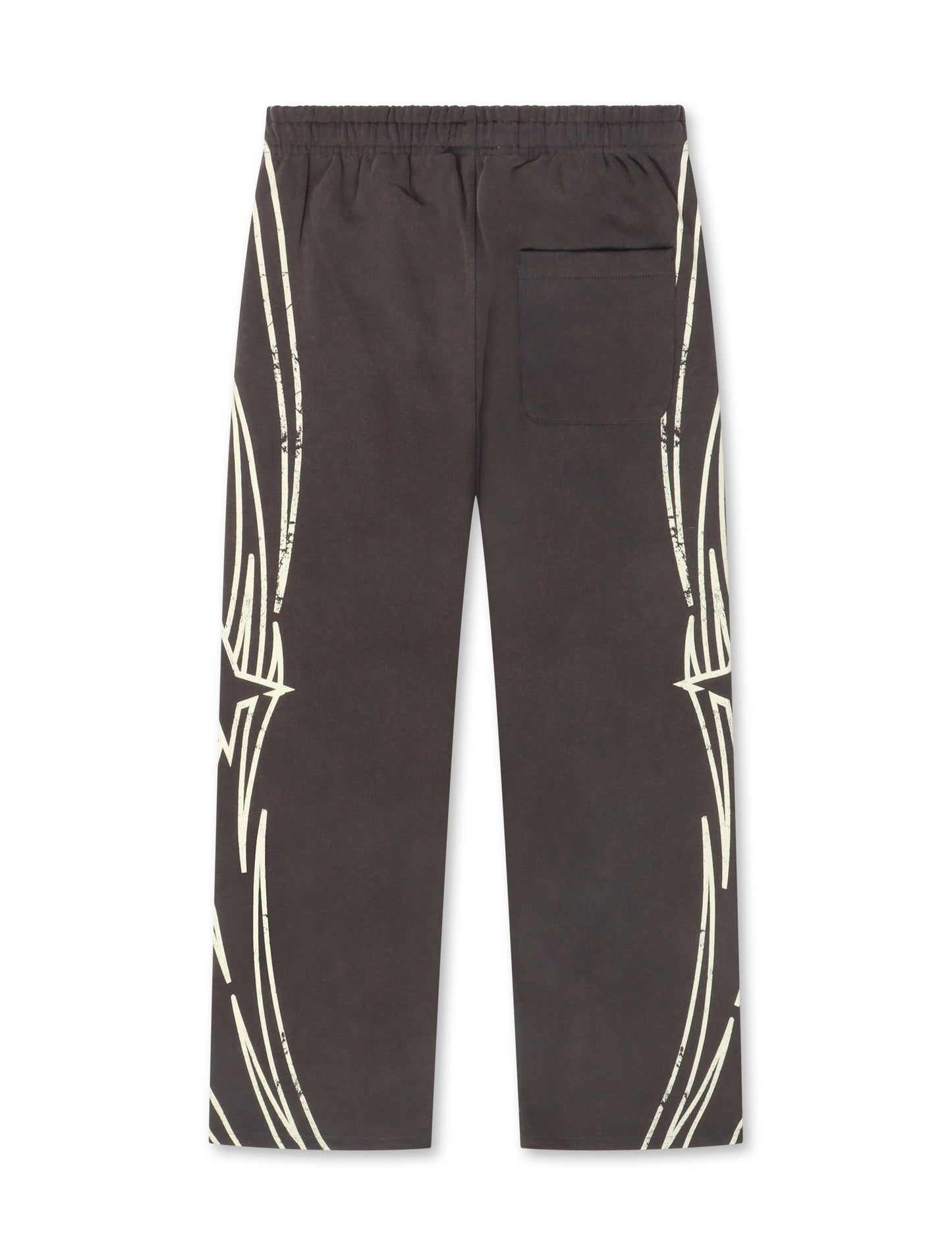 BLDG4 Star Wide Leg Pant - Charcoal Art Denim Exchange