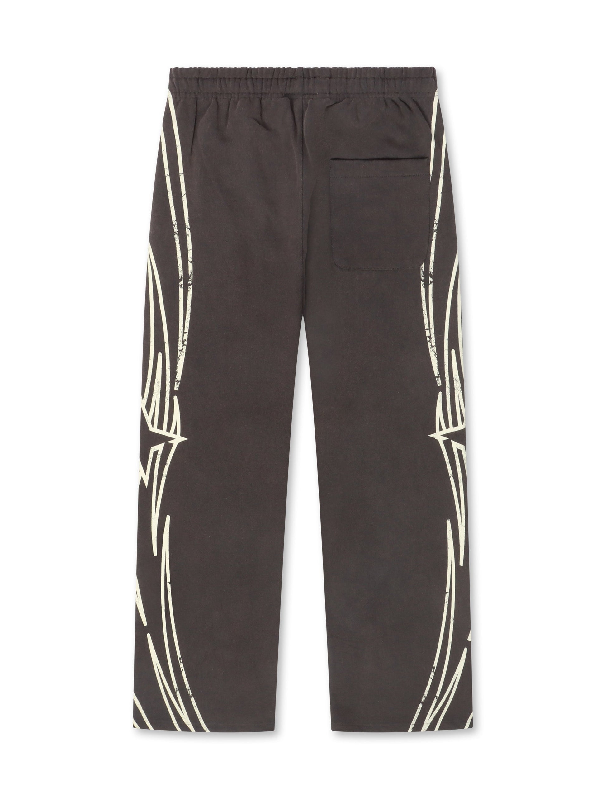 BLDG4 Star Wide Leg Pant - Charcoal Art Denim Exchange
