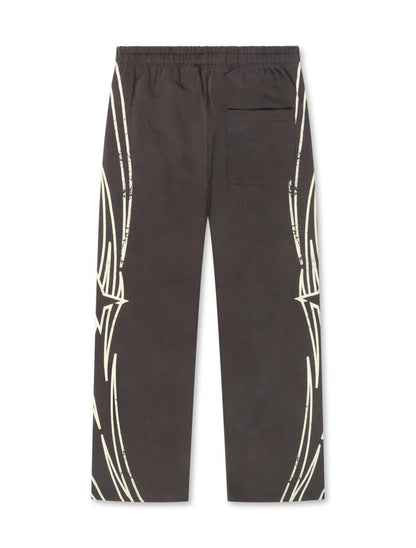 BLDG4 Star Wide Leg Pant - Charcoal Art Denim Exchange