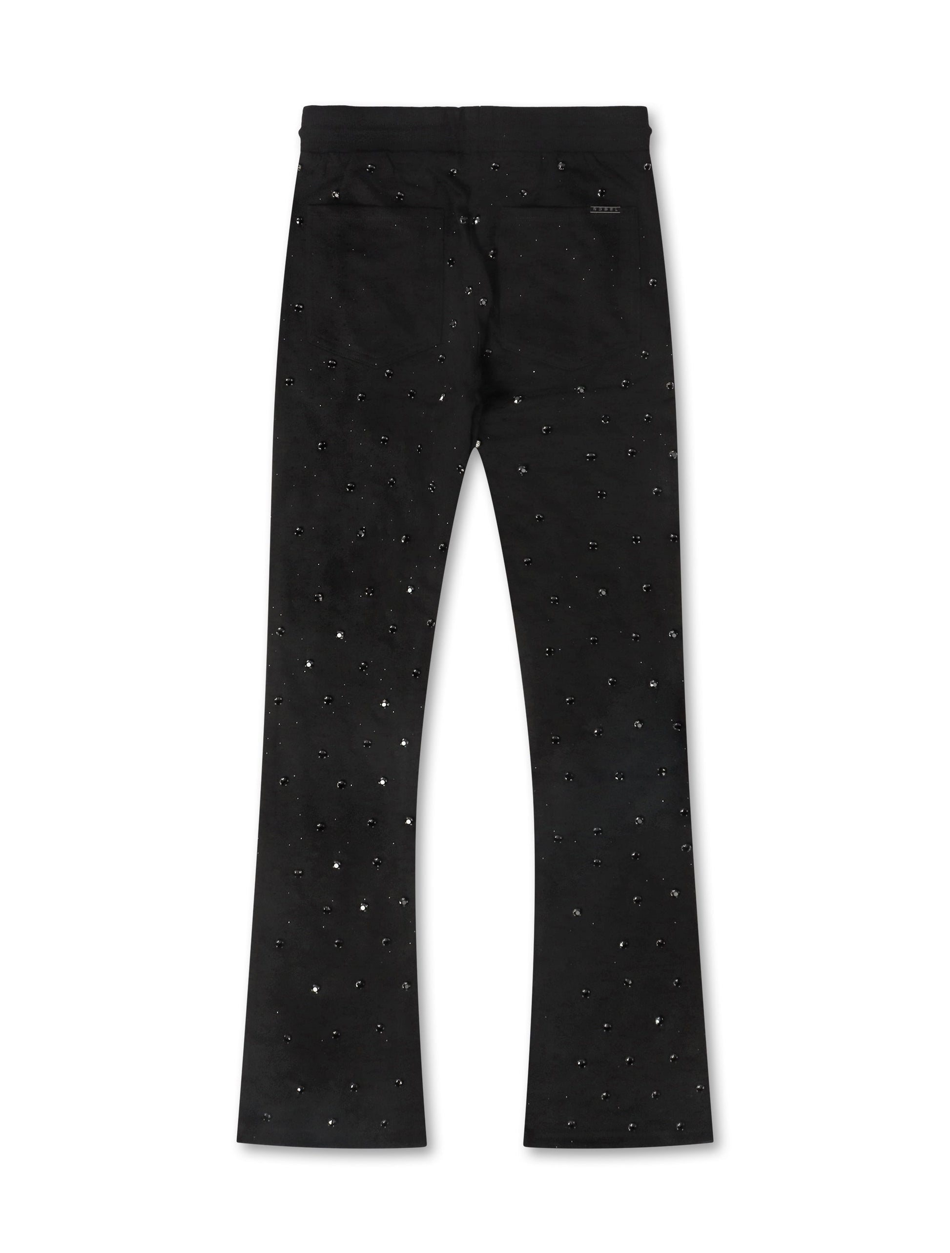 Rebel Denim Diamond Sweatpants - Jet Black Denim Exchange