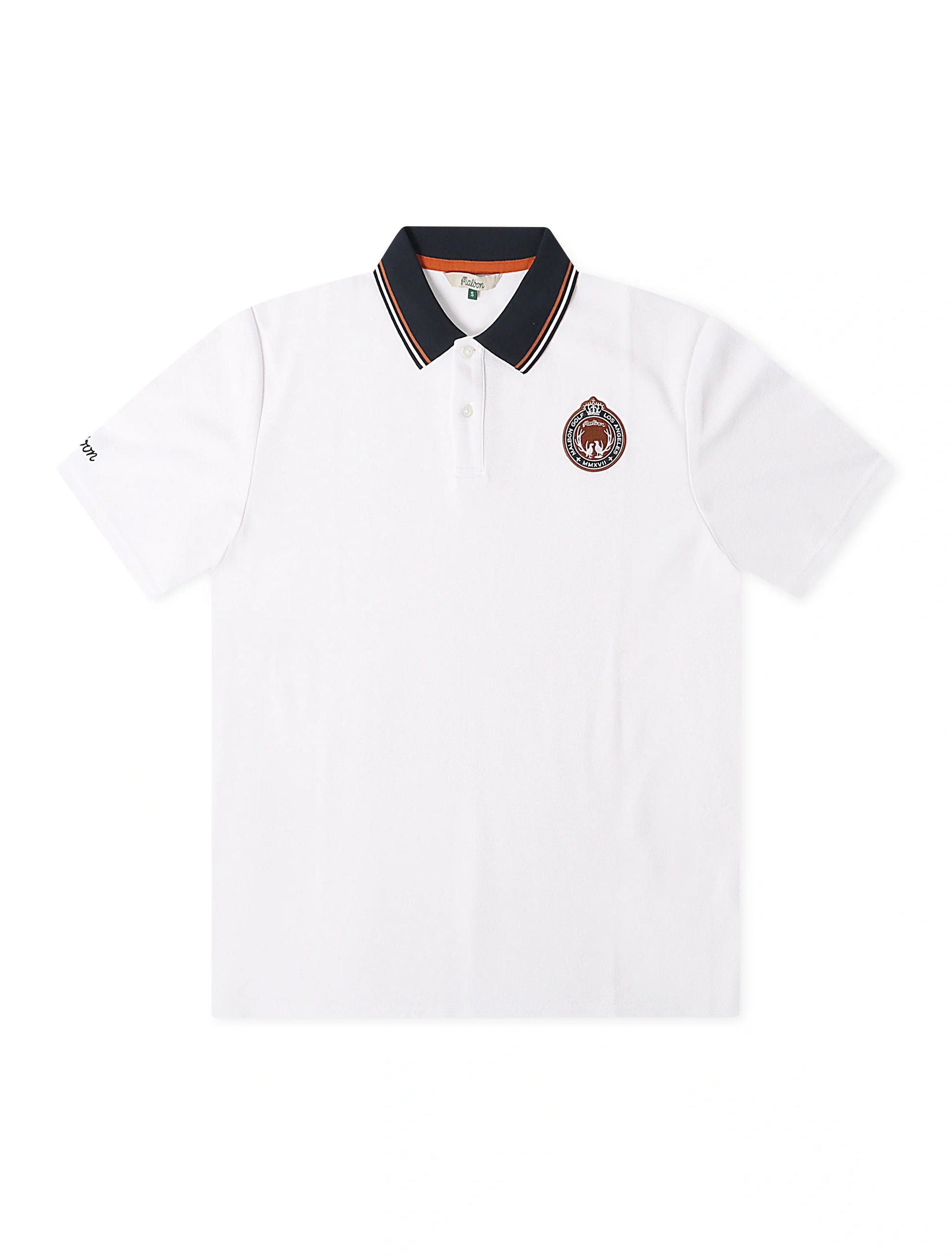 Malbon Fairway Oakwood Polo - White Denim Exchange