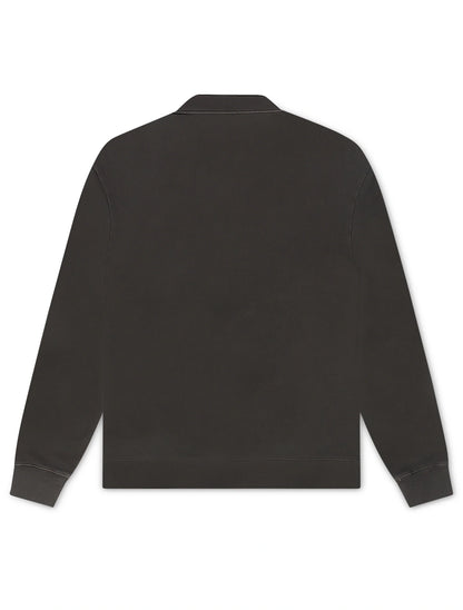 Warsaint Quarter Zip - Washed Black Denim Exchange