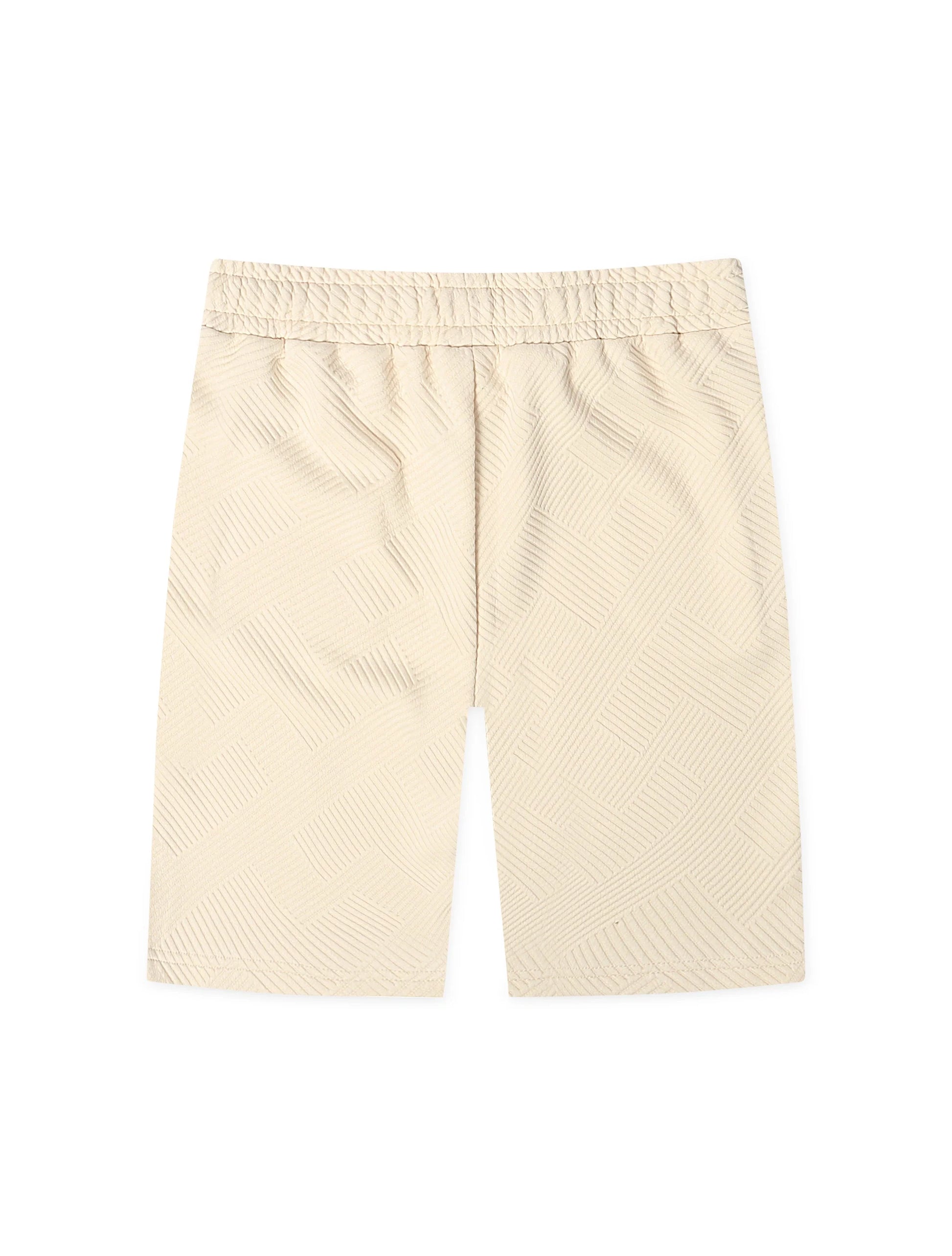 Denim Exchange Knit Shorts - Ivory Denim Exchange