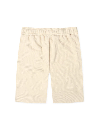 Denim Exchange Knit Shorts - Ivory Denim Exchange