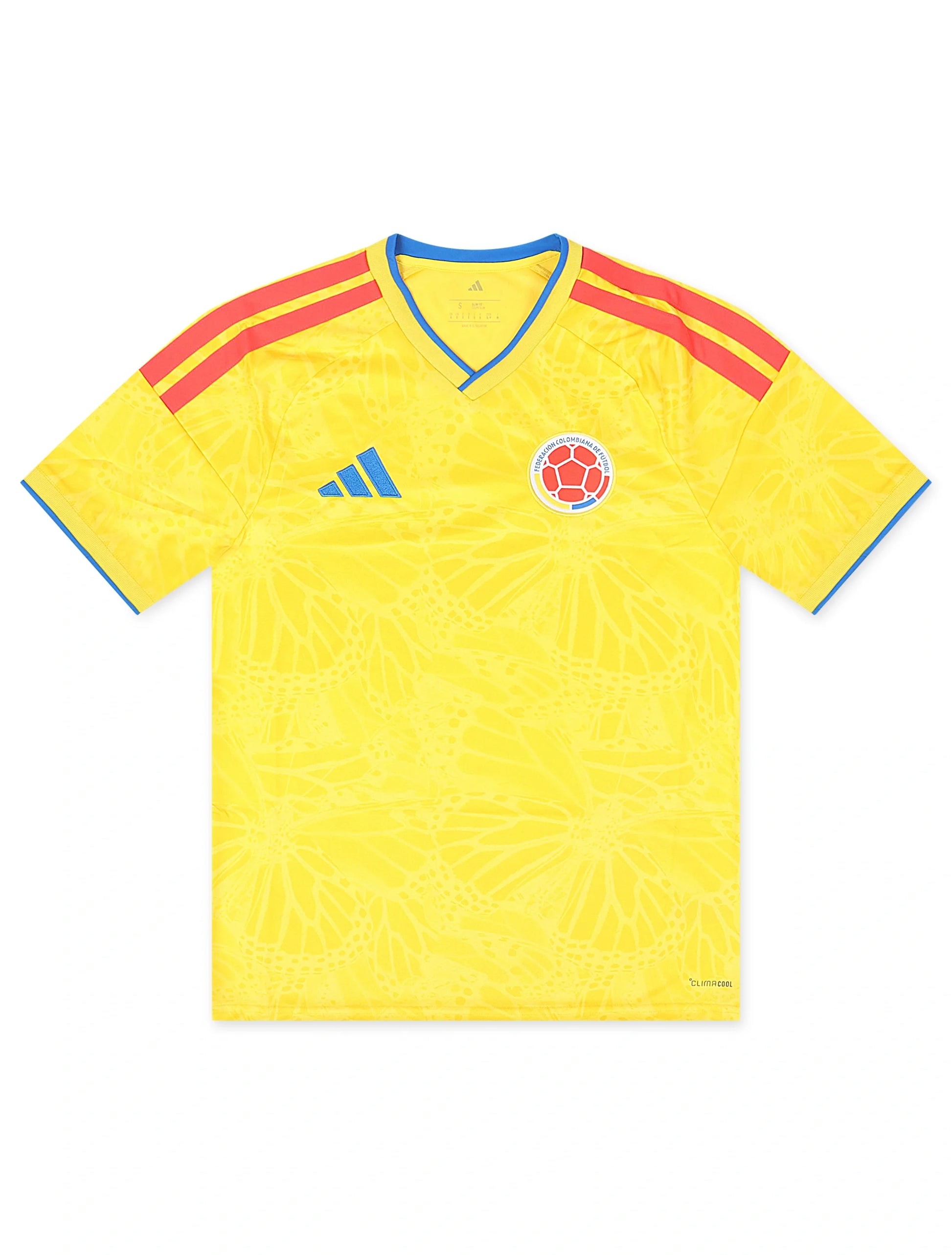 Adidas Colombia 26 Home Jersey - Impact Yellow Denim Exchange