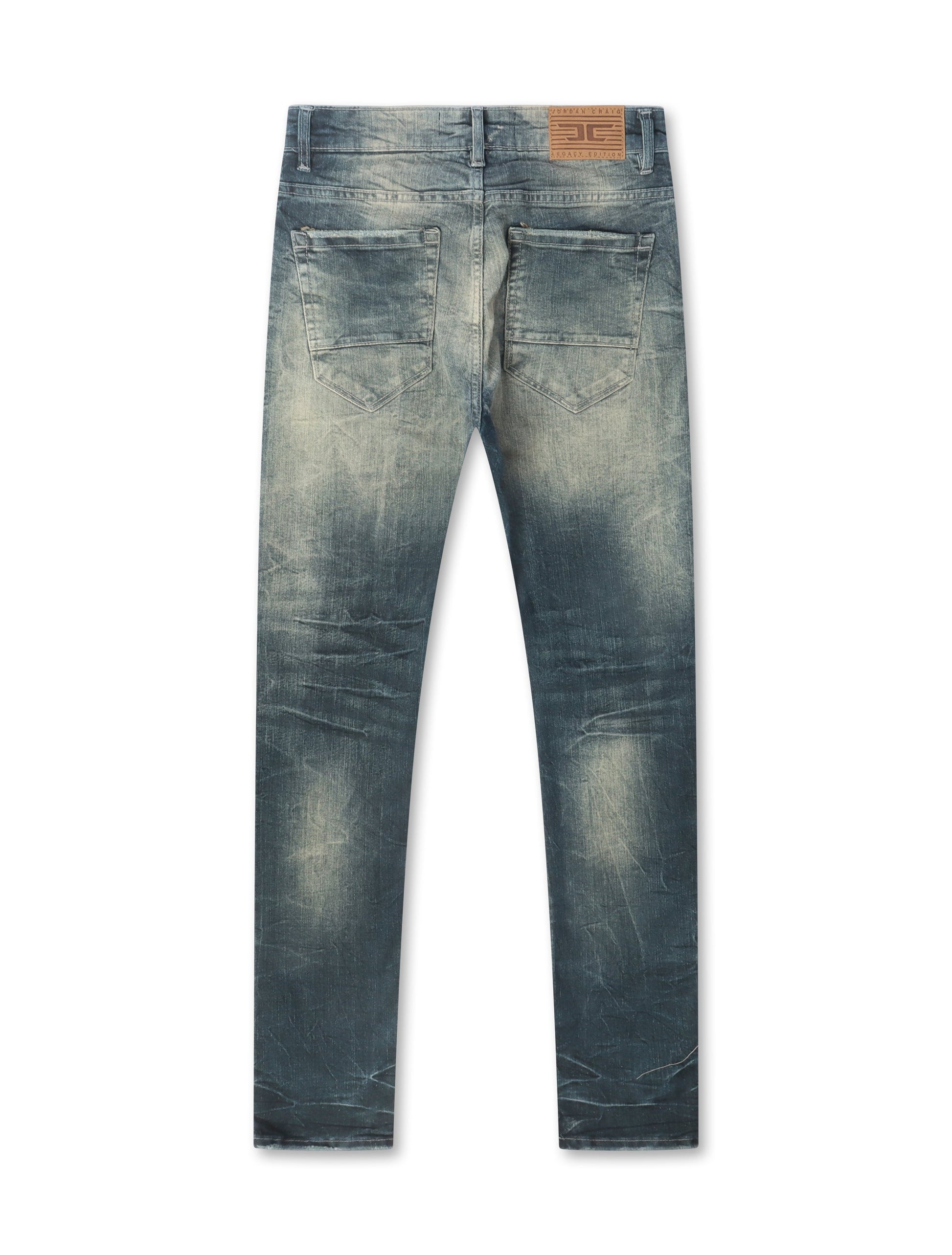 Jordan Craig Basic Slim Fit Jeans - Seafoam Denim Exchange