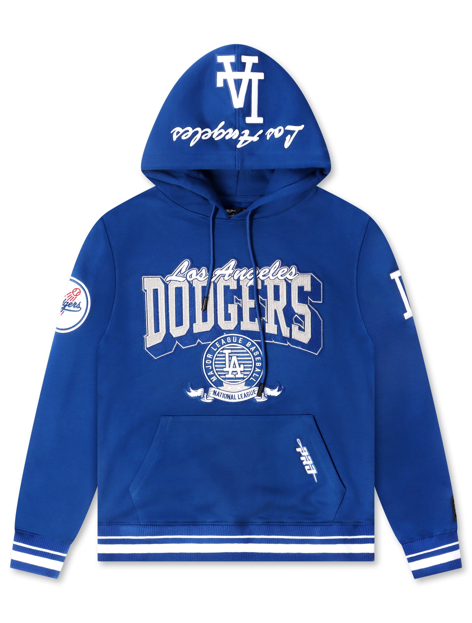 Pro Standard LA Dodgers Team Badge Hoodie - Blue Denim Exchange
