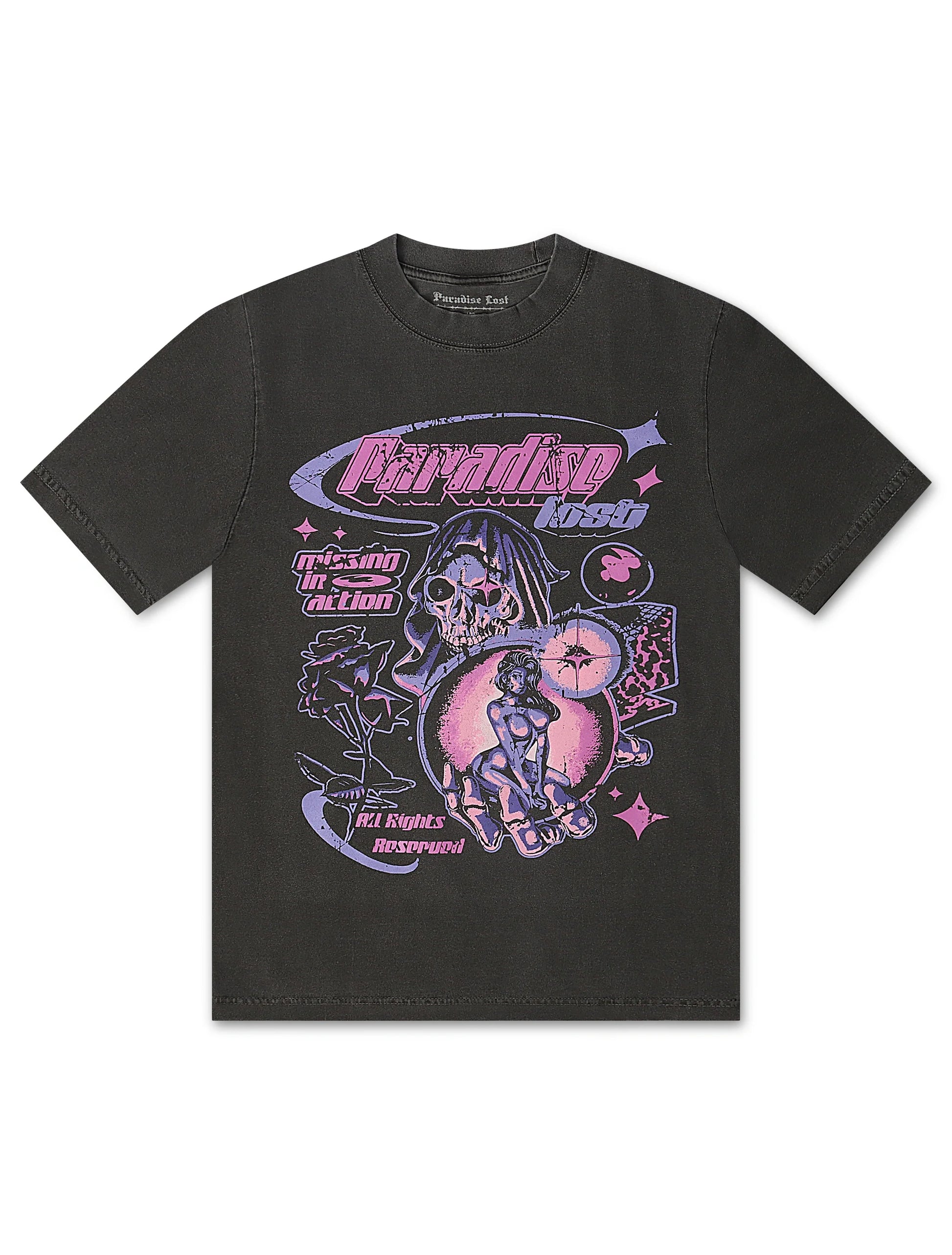 Paradise Lost MIA Tee - Vintage Grey Denim Exchange