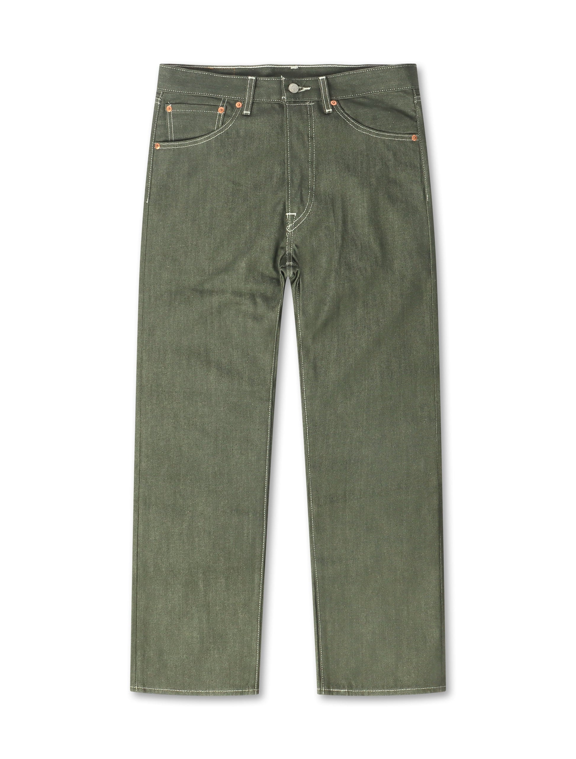 Levis 501™ Original Shrink To Fit Jeans - Green Rigid Denim Exchange