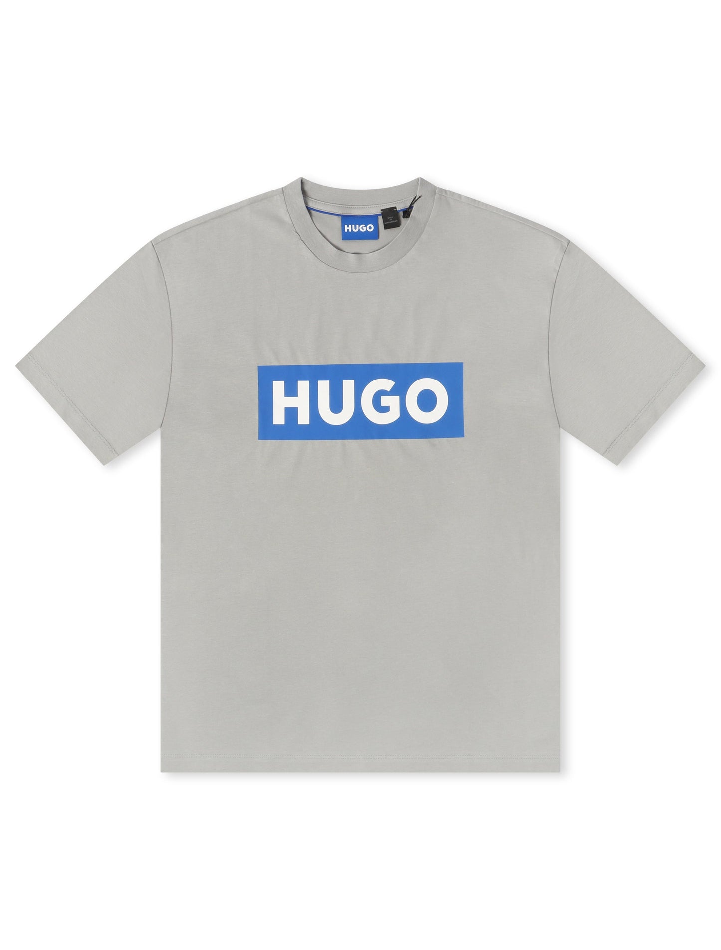 Hugo Nico Tee - Grey/Blue Denim Exchange