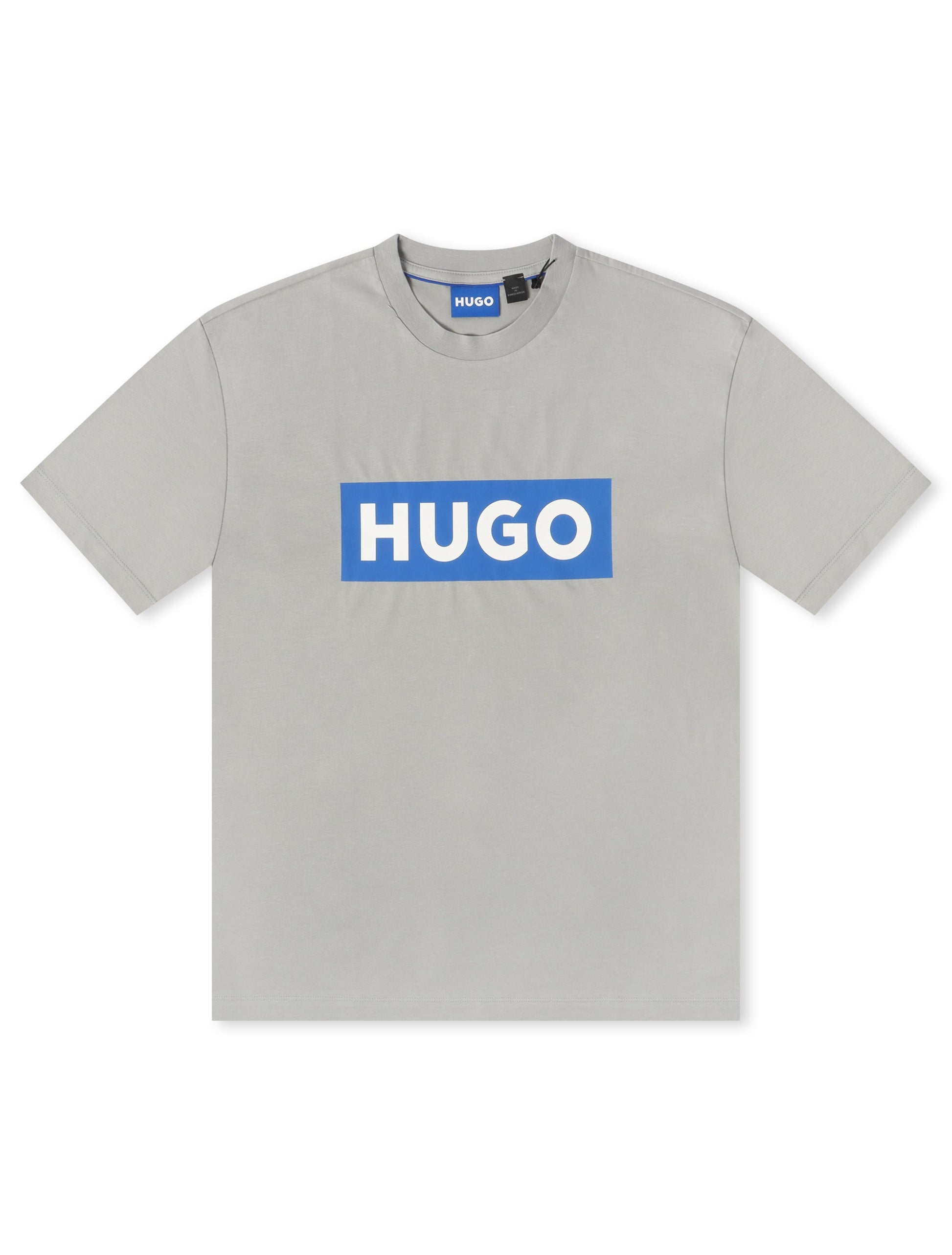 Hugo Nico Tee - Grey/Blue Denim Exchange