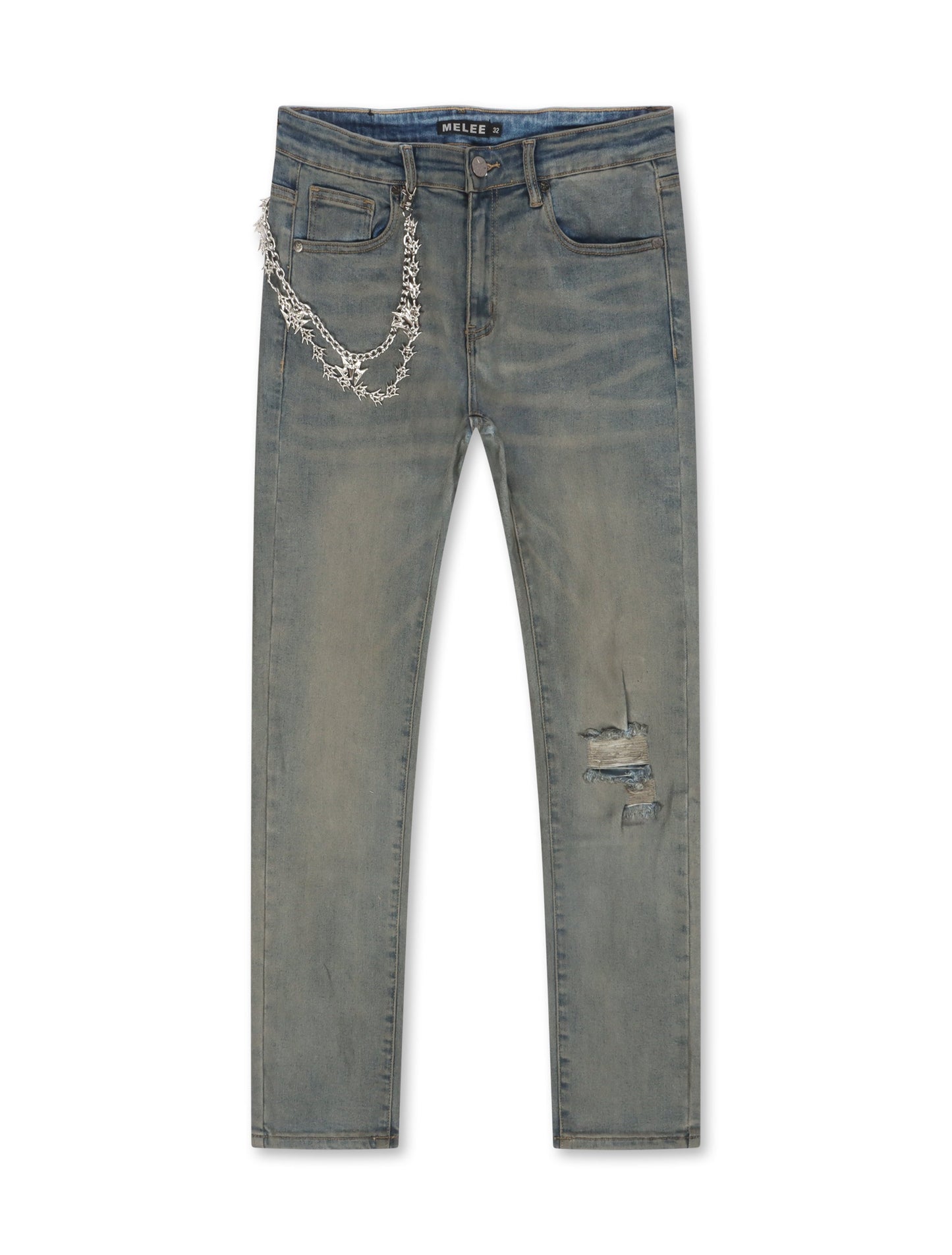 Melee V12 Jean - Blue Oil Wash Denim Exchange
