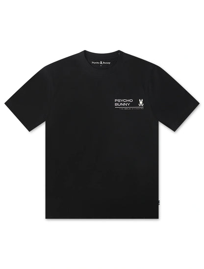 Psycho Bunny Enzo Back Graphic Tee - Black Denim Exchange