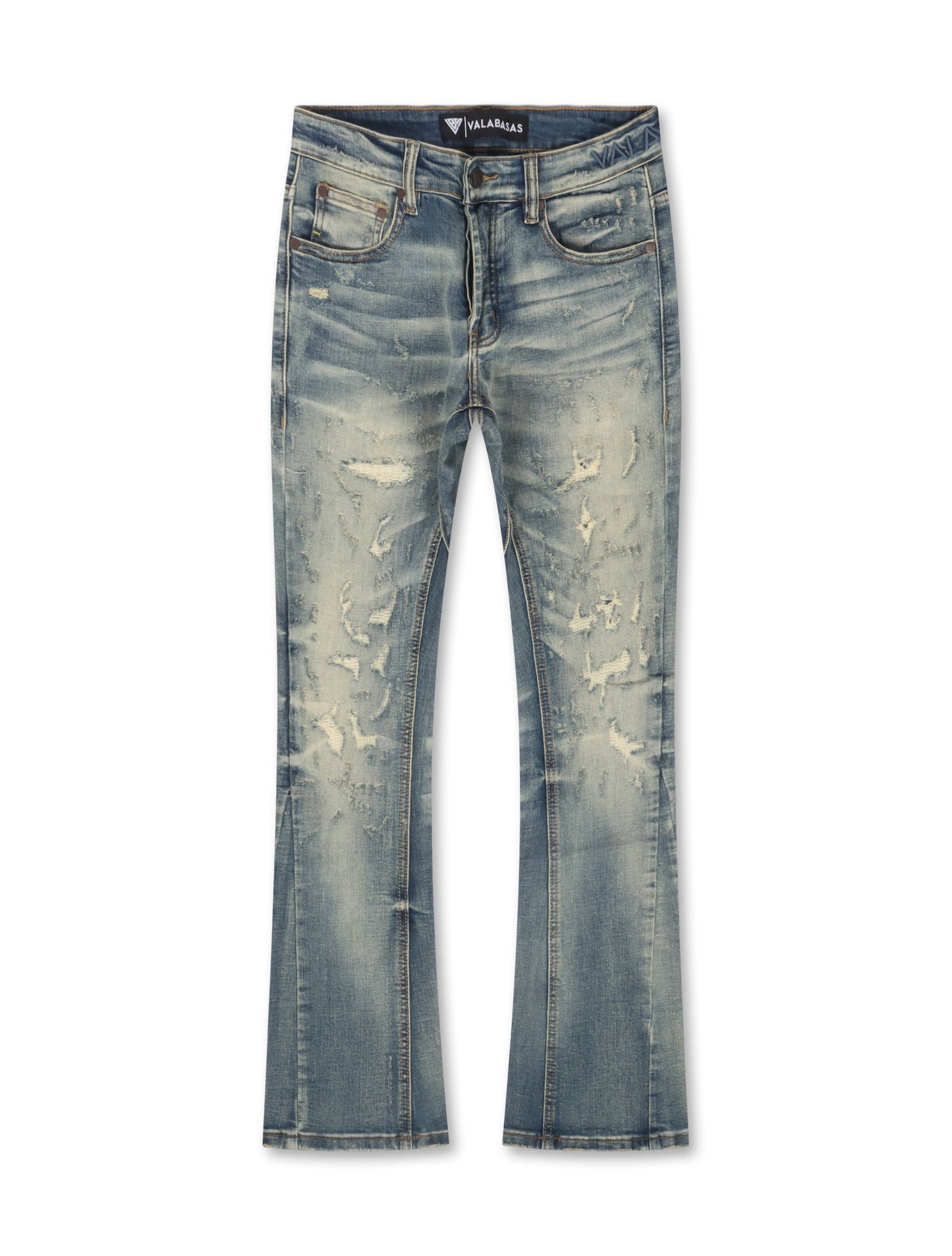 Valabasas Hibet Stacked Jeans - Vintage Blue Denim Exchange