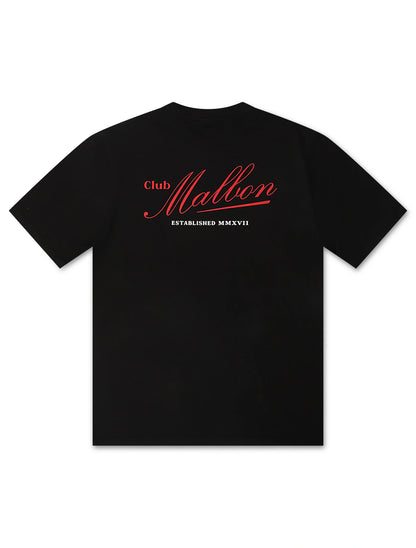 Malbon Bermuda Members Tee - Black Denim Exchange