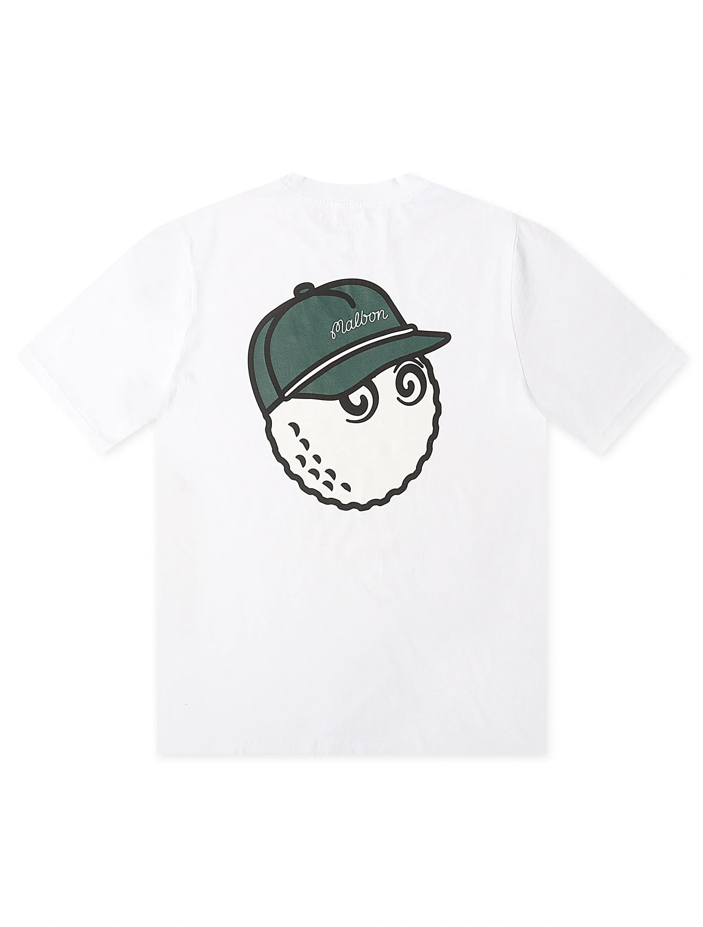 Malbon Bermuda Baldwin Tee - White Denim Exchange