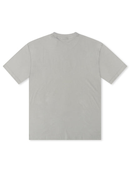 Hugo Nico Tee - Grey/Blue Denim Exchange
