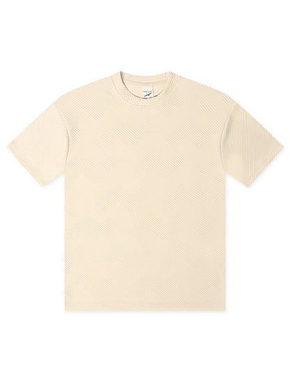 Denim Exchange Knit Tee - Ivory Denim Exchange