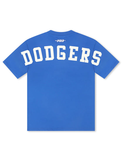 Pro Standard La Dodgers Wingspan Drop Shoulder Tee - Royal Blue Denim Exchange