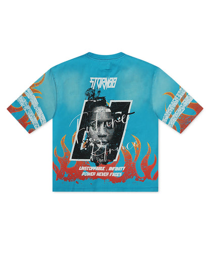 Kleep Senka Single Knit Tee - Aqua Denim Exchange