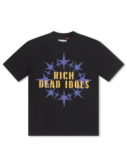 Rich Dead Idols Profit Tee - Black Denim Exchange