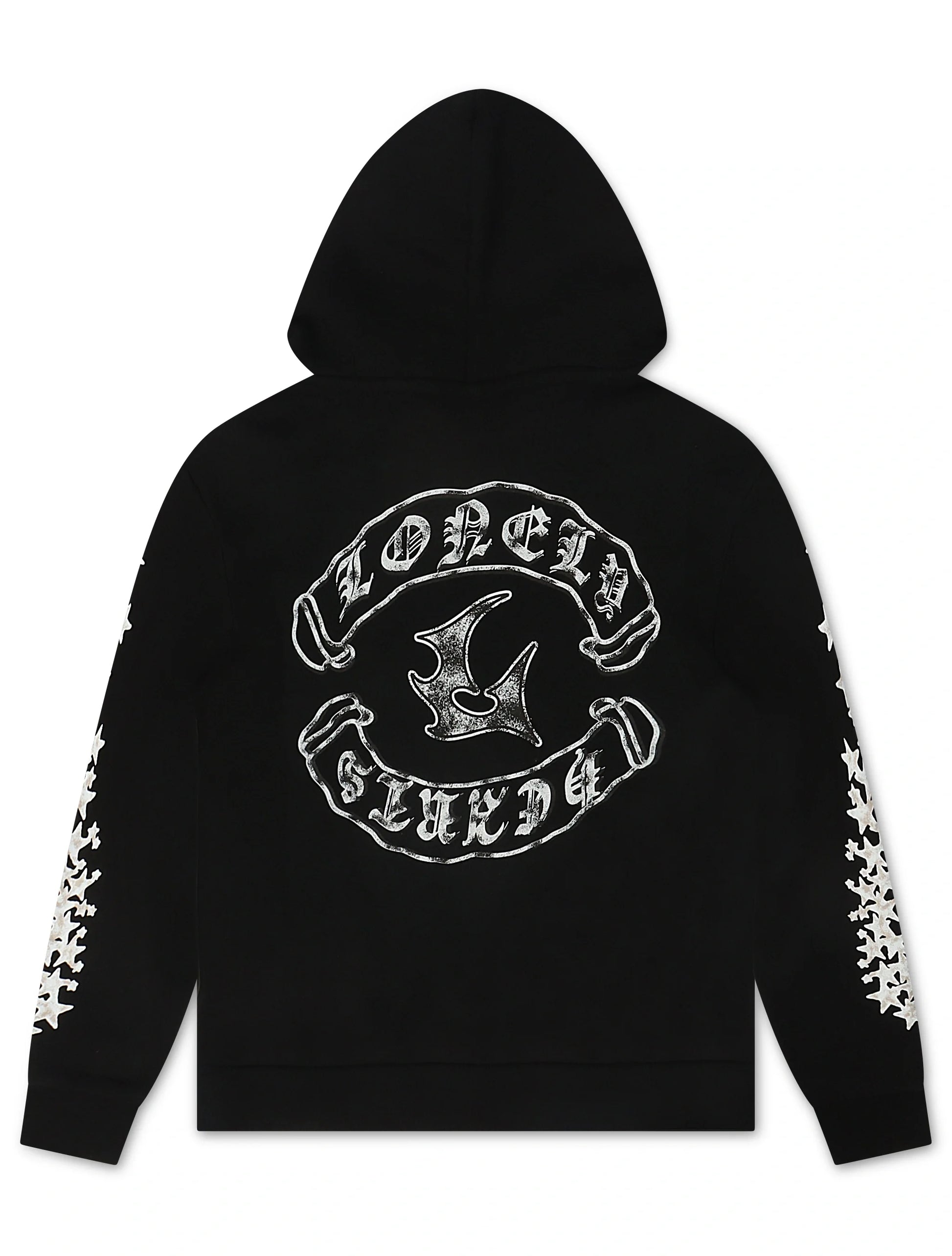 Lonely Hearts Love Me Forever Hoodie - Black Denim Exchange