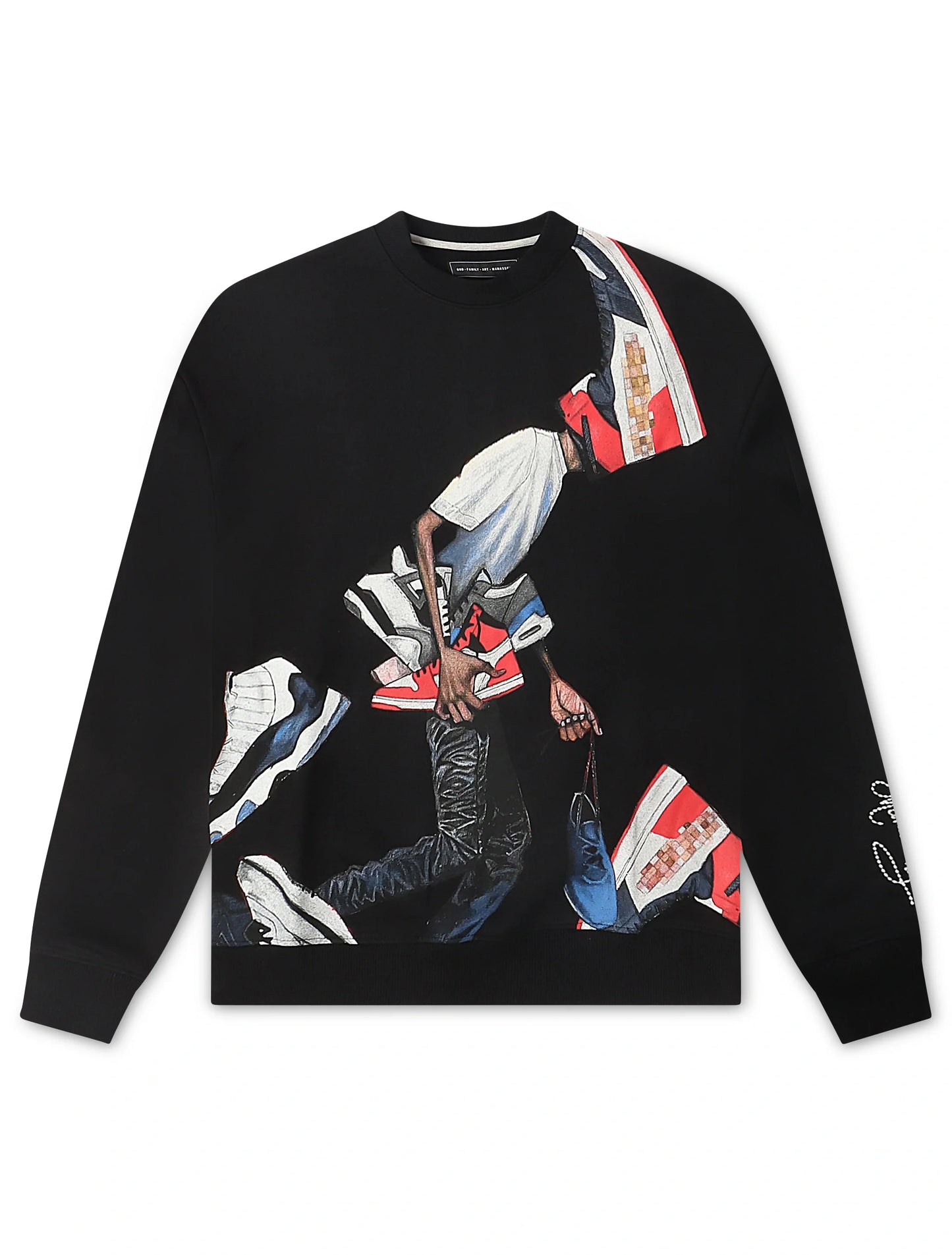 GFA Manassehy Sole Power Sweatshirt - Black Denim Exchange