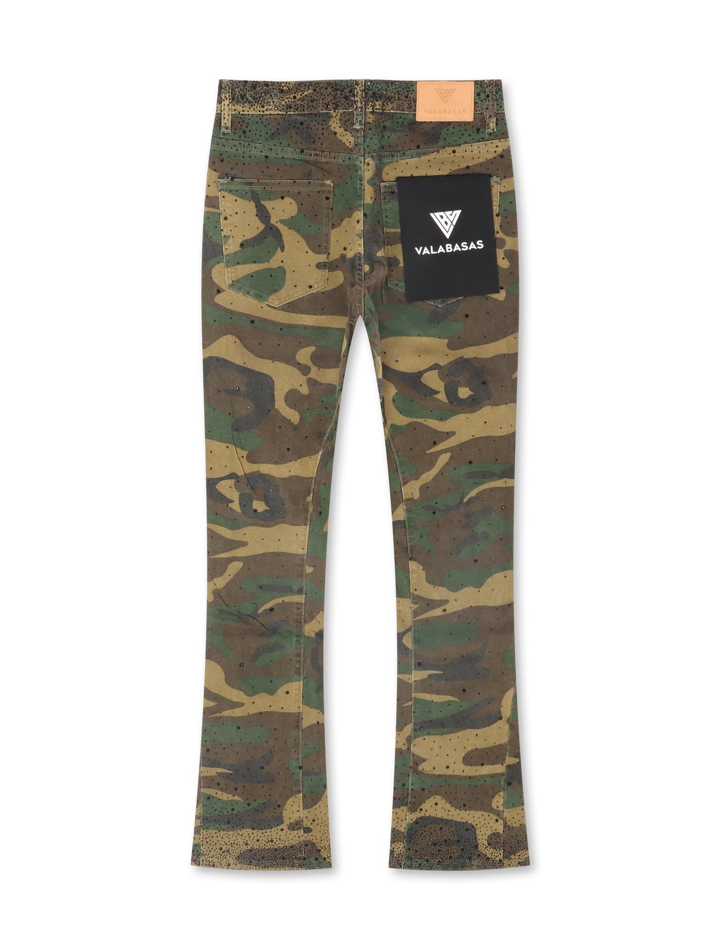 Valabasas Recon Stacked Jeans - Foliage Green Denim Exchange