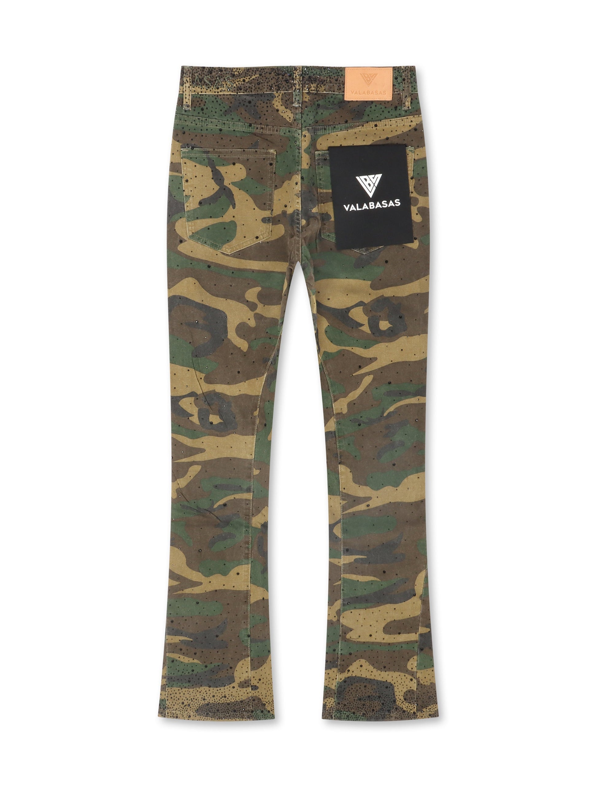Valabasas Recon Stacked Jeans - Foliage Green Denim Exchange