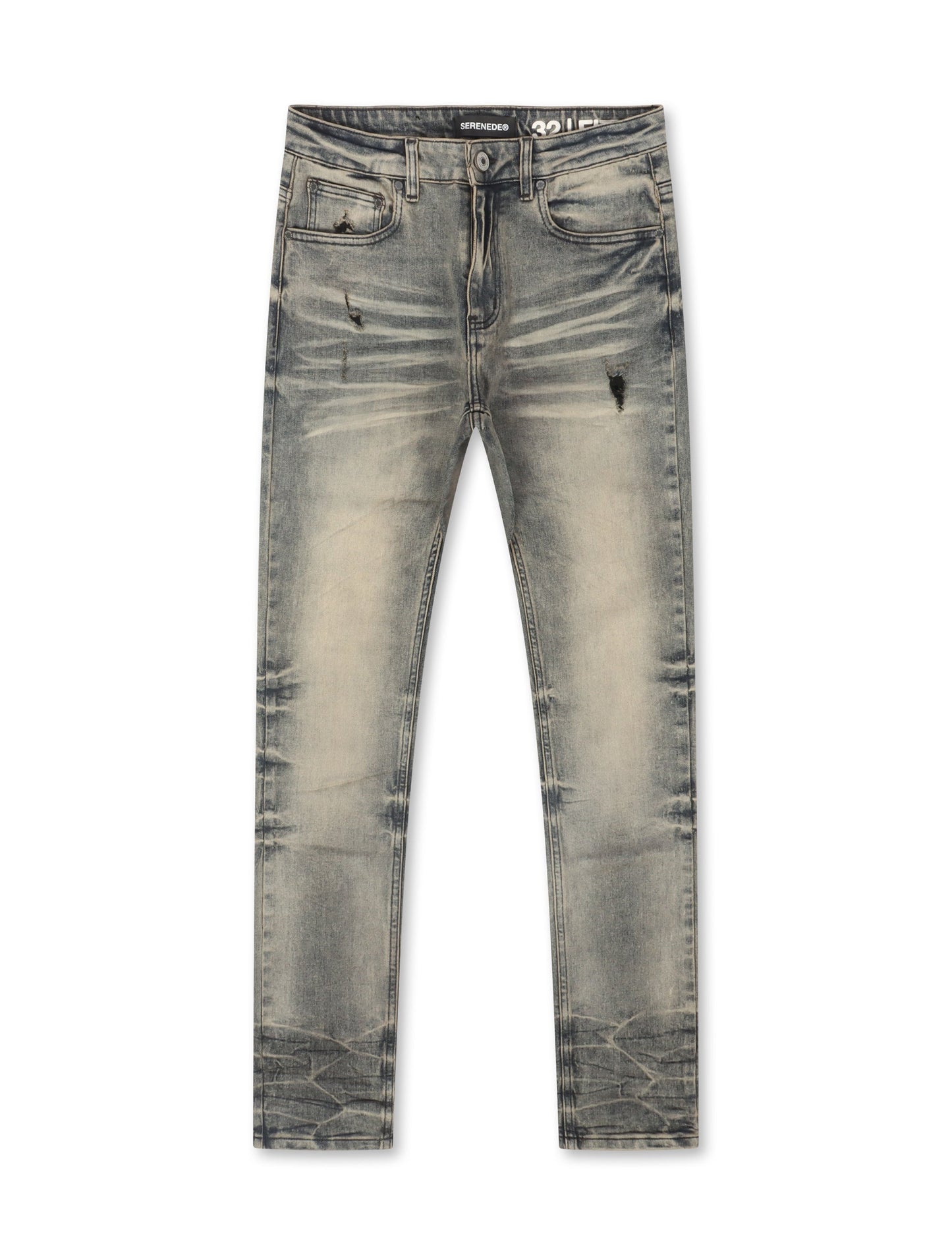 Serenede Gunmetal Slim Jeans - Metal Denim Exchange