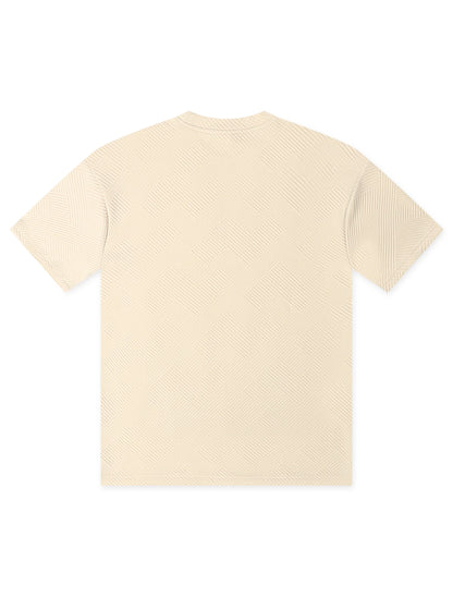 Denim Exchange Knit Tee - Ivory Denim Exchange