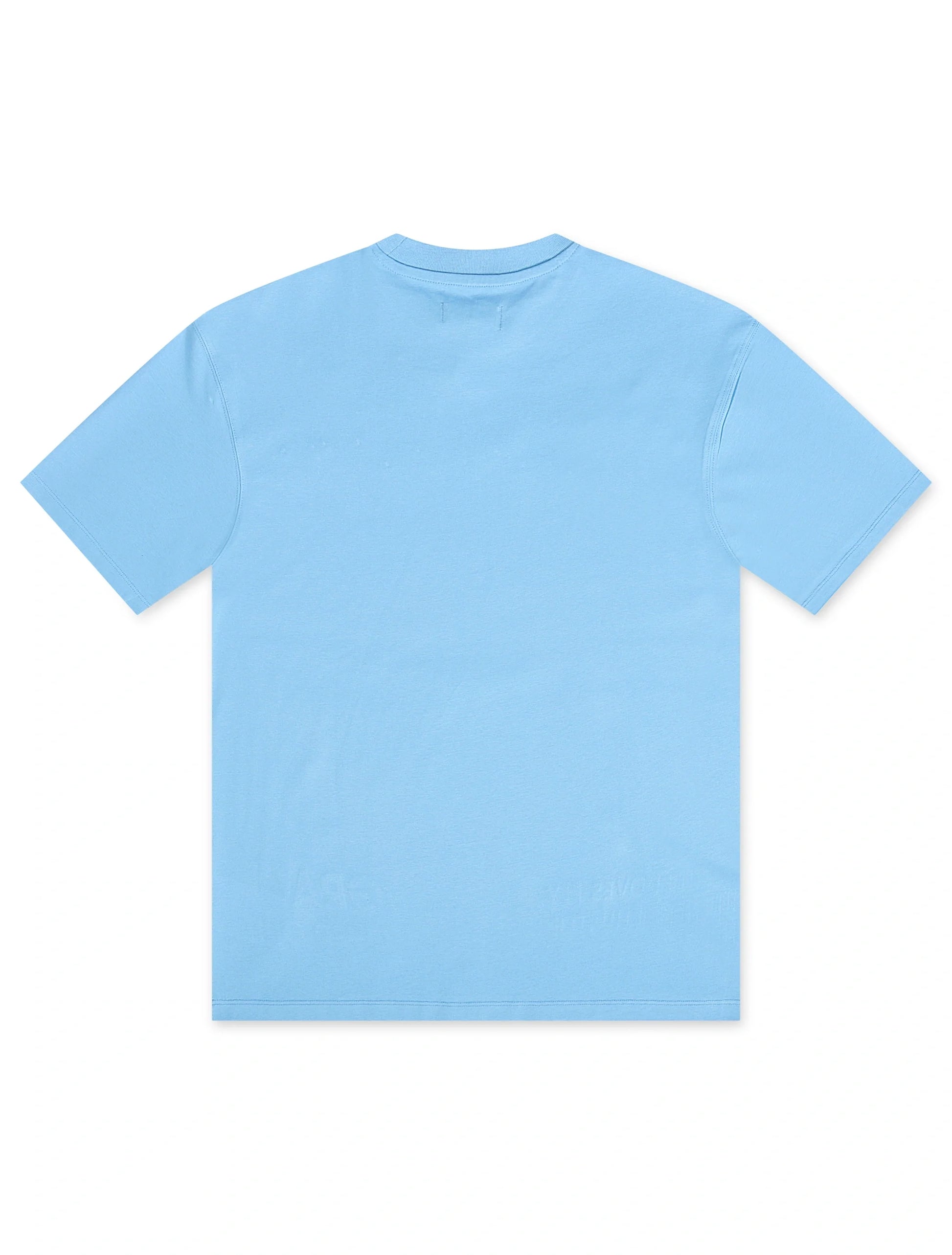 Roku Studio Divine Hood Boxy Tee - University Blue Denim Exchange