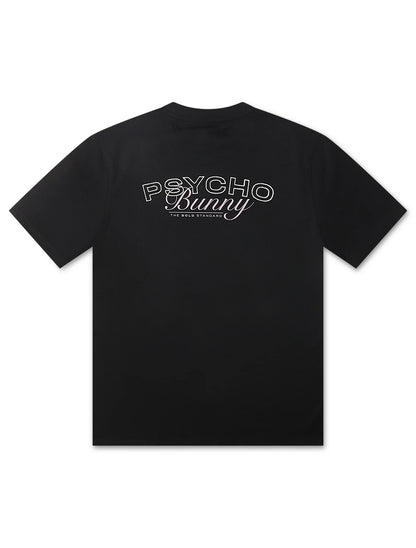 Psycho Bunny Enzo Back Graphic Tee - Black Denim Exchange