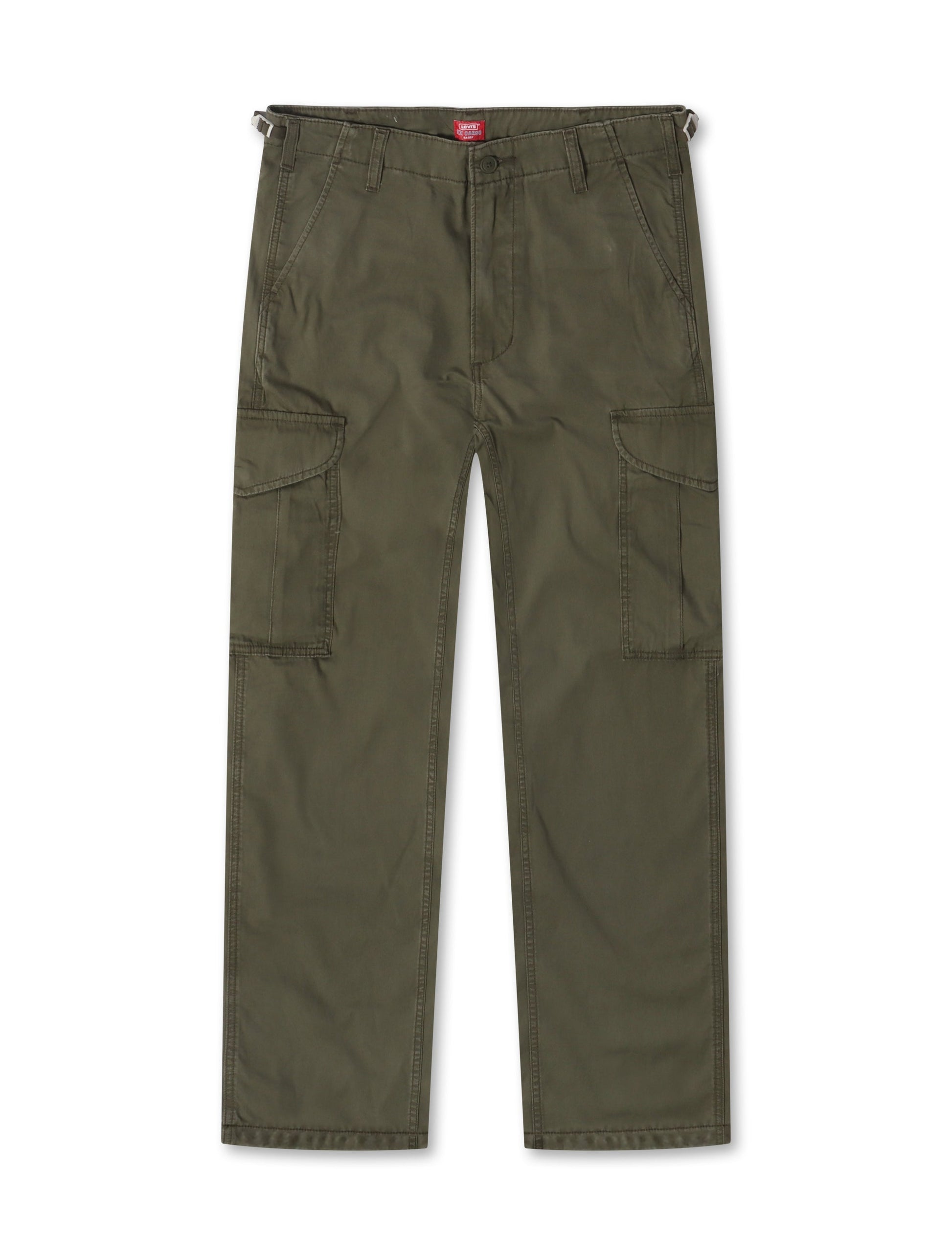 Levis XX Cargo Baggy Pants - Olive Green Denim Exchange