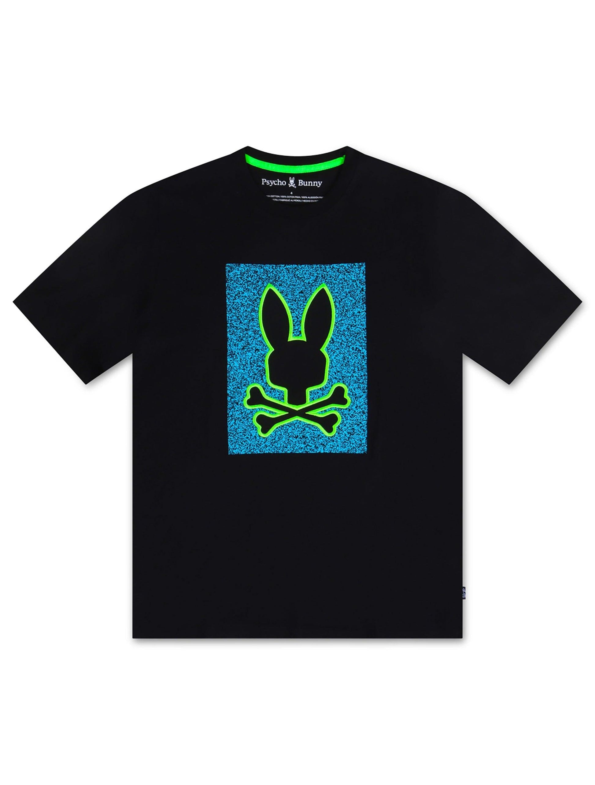 Psycho Bunny Livingston Graphic Tee - Black Denim Exchange
