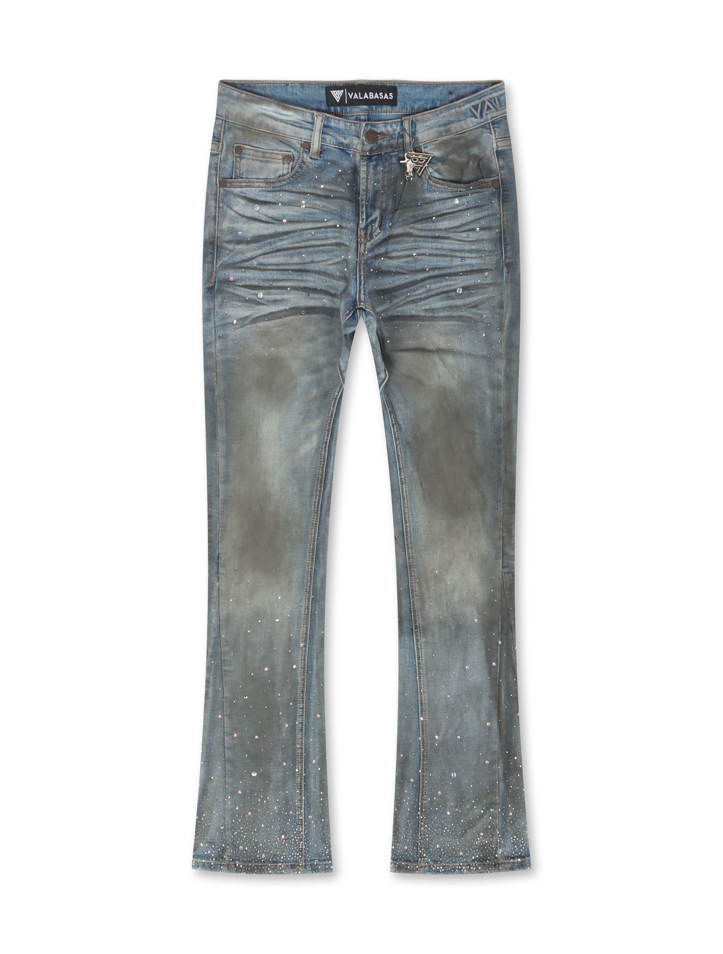 Valabasas Astonish Stacked Jeans - Dirty Blue Denim Exchange