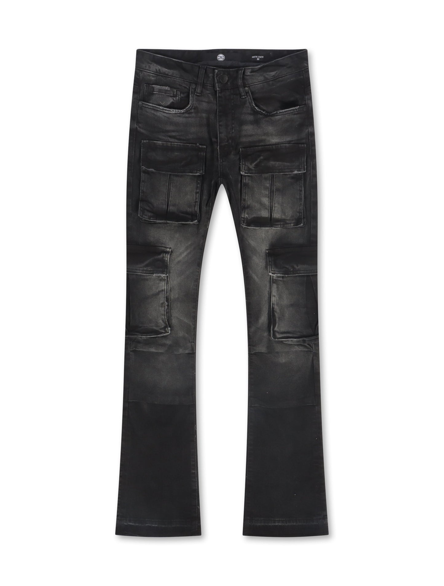 Jordan Craig Cargo Stacked Jean - Black Denim Exchange