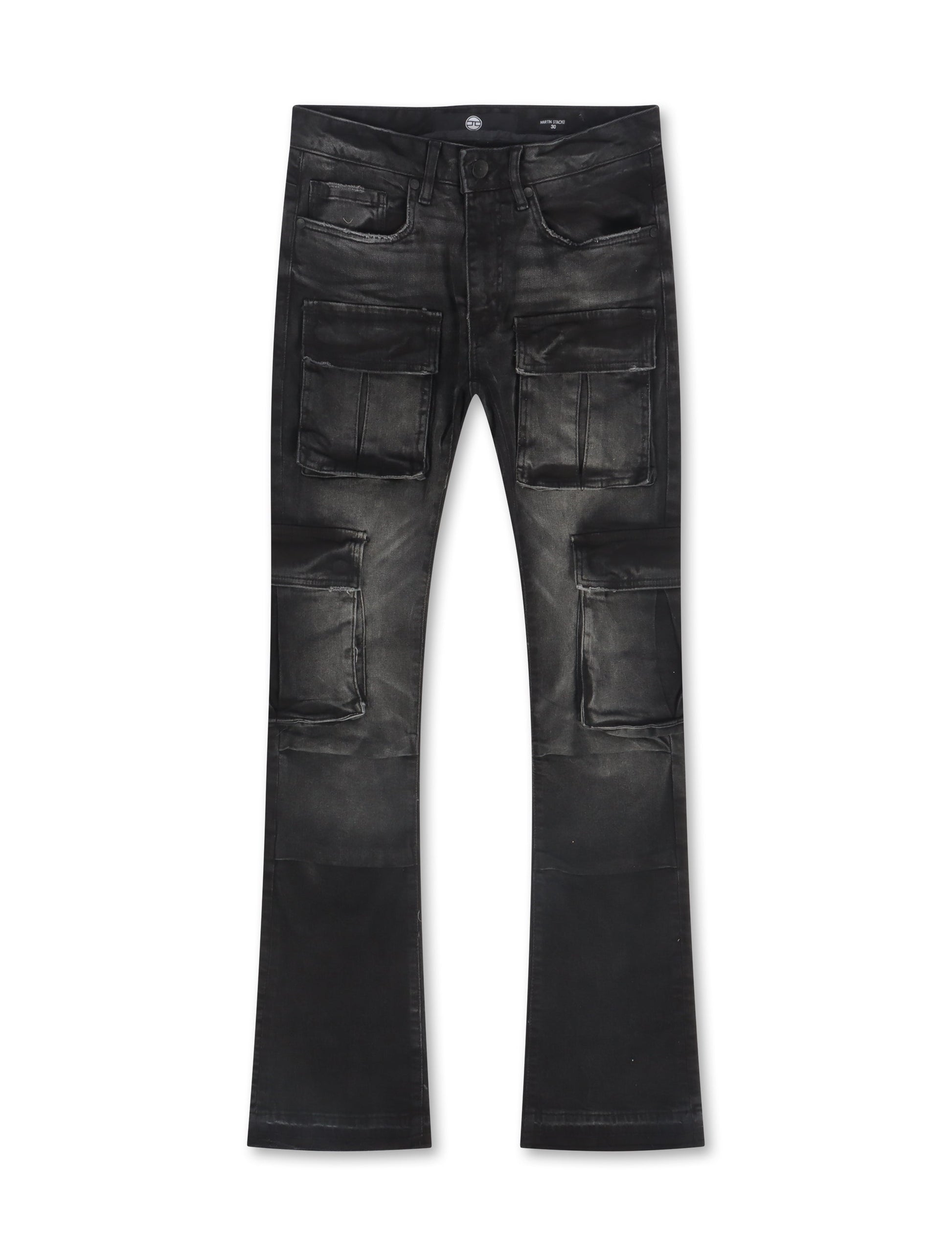 Jordan Craig Cargo Stacked Jean - Black Denim Exchange