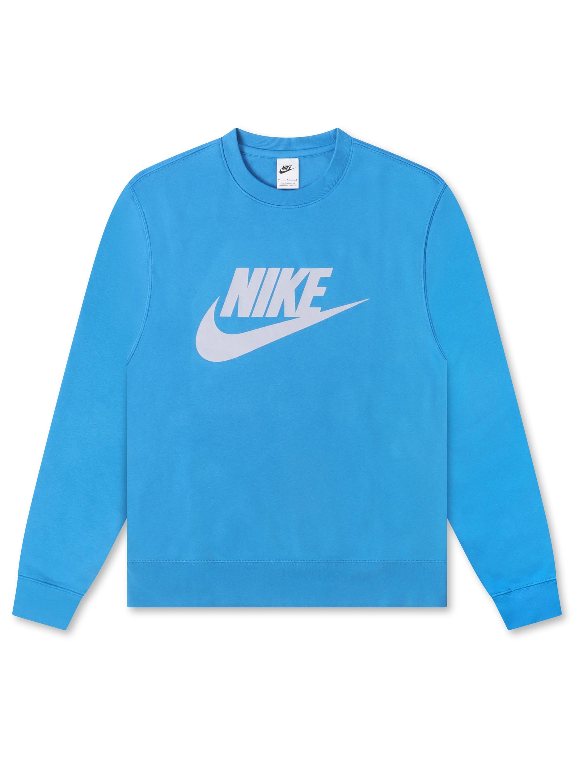 Nike Mens Club Fleece Crewneck - Photo Blue Denim Exchange
