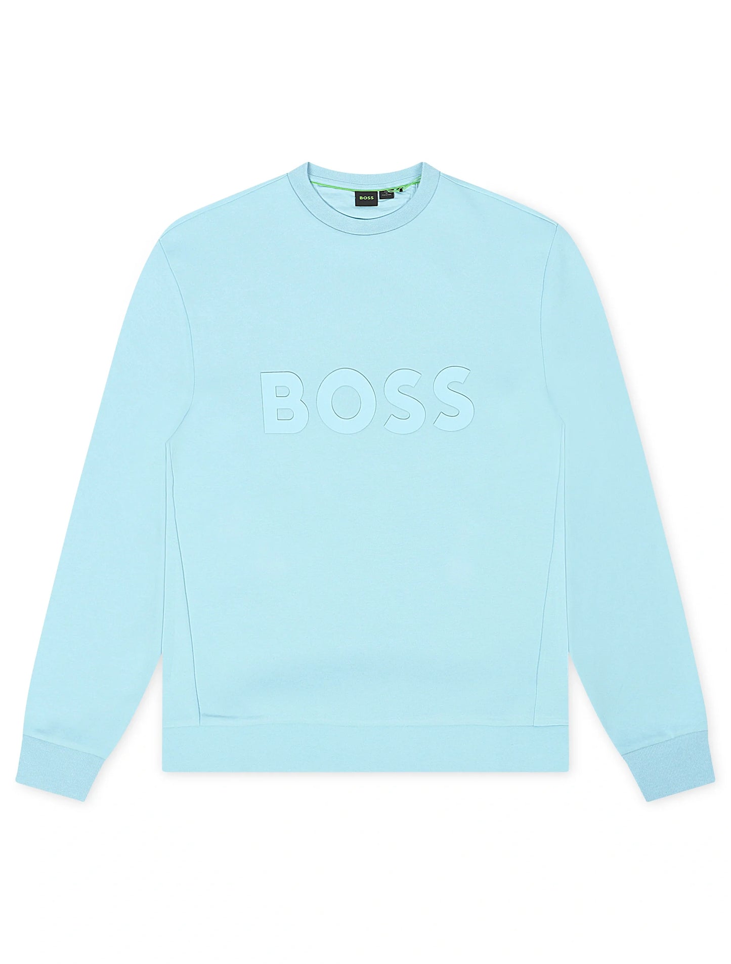 Boss Green Salbo Crewneck - Light Blue Denim Exchange