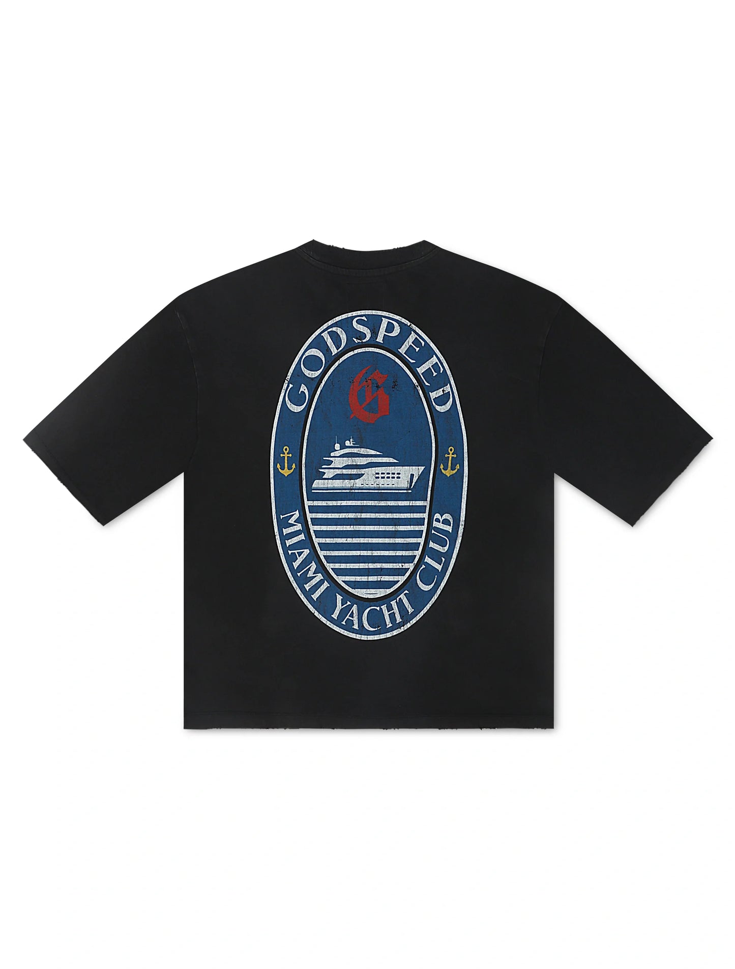 Godspeed GMYC Wave Runner Boxy Tee - Black Denim Exchange