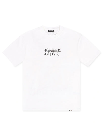 Left Point Paradise Tee - White Denim Exchange