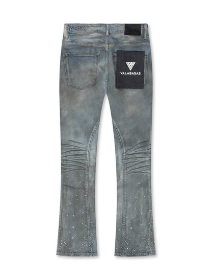 Valabasas Astonish Stacked Jeans - Dirty Blue Denim Exchange