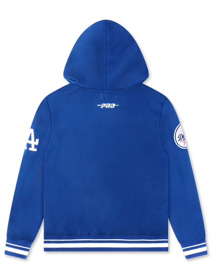Pro Standard LA Dodgers Team Badge Hoodie - Blue Denim Exchange