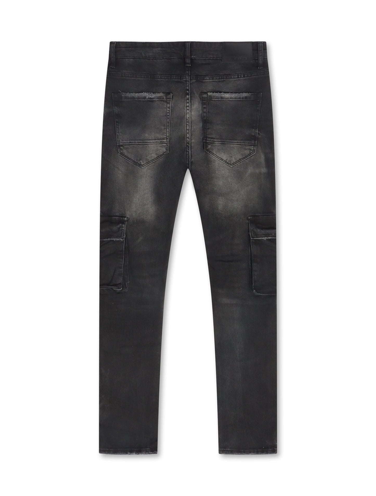 Jordan Craig Sean Cargo Jeans - Black Shadow Denim Exchange