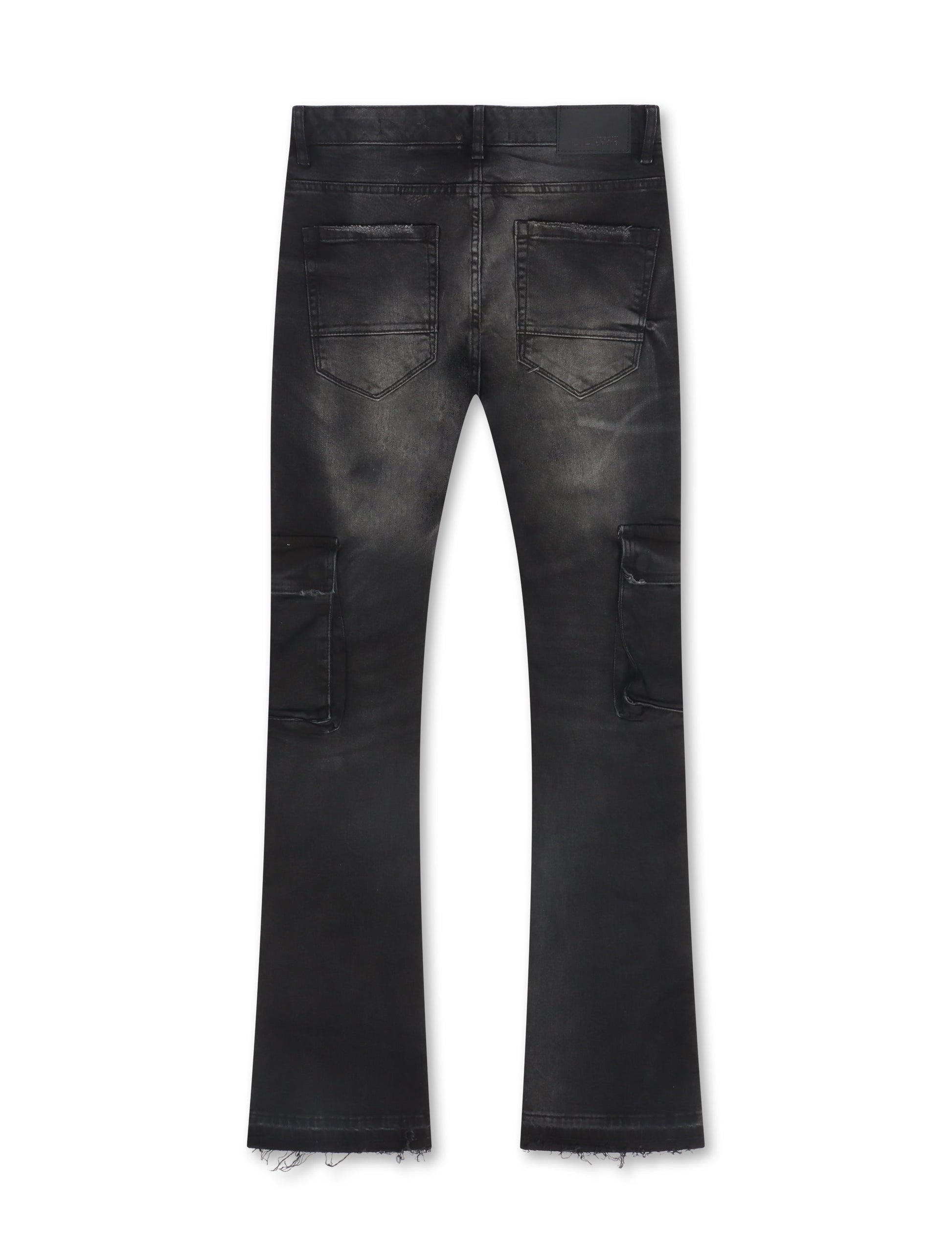 Jordan Craig Cargo Stacked Jean - Black Denim Exchange