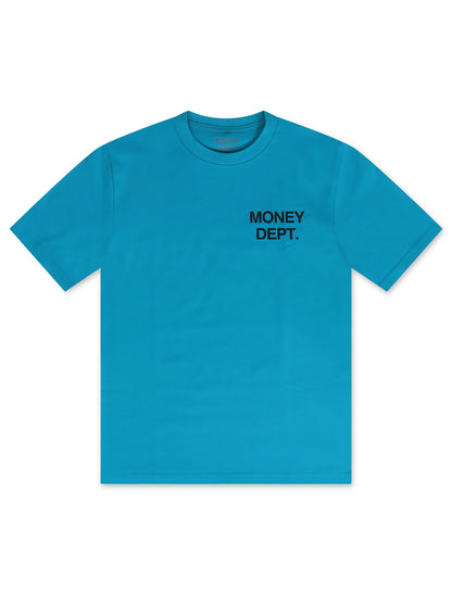 Money Dept. Los Angeles Heavyweight Tee - Aqua Denim Exchange