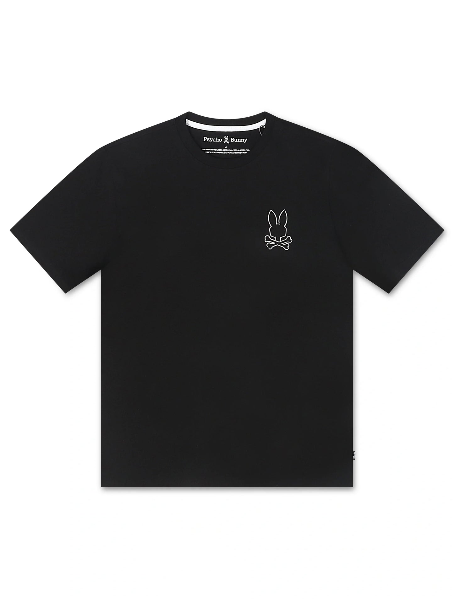 Psycho Bunny Hamilton Embroidered Tee - Black Denim Exchange