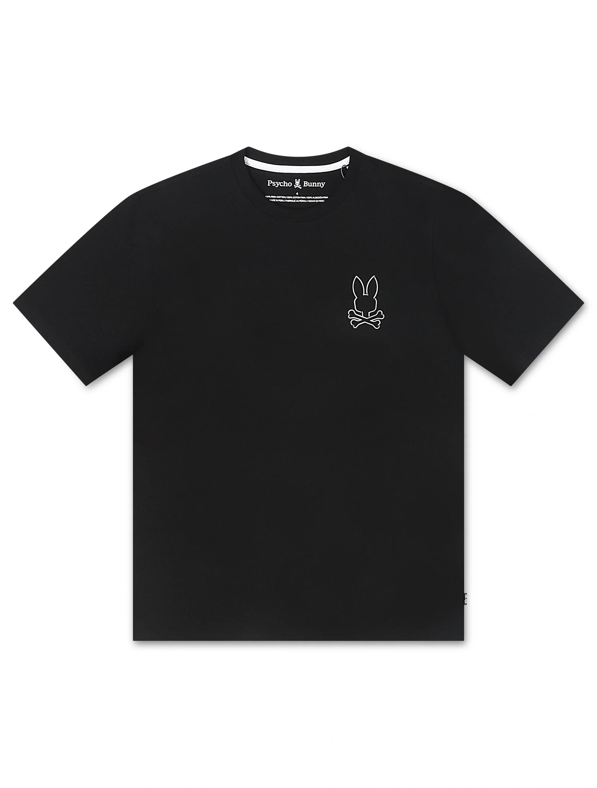 Psycho Bunny Hamilton Embroidered Tee - Black Denim Exchange