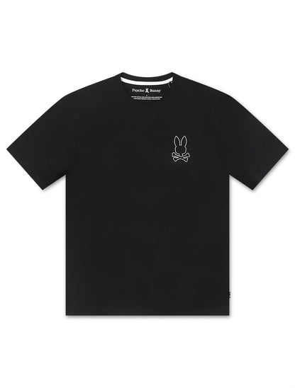 Psycho Bunny Hamilton Embroidered Tee - Black Denim Exchange
